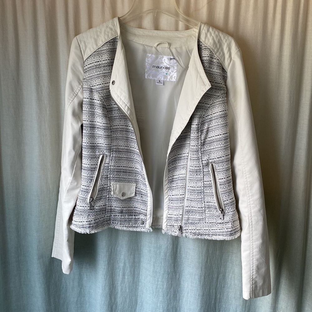 Women’s White Maurice’s Jacket